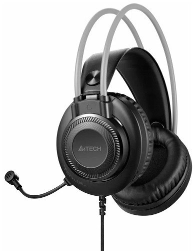 Наушники A4Tech Fstyler FH200U (черный/серый)