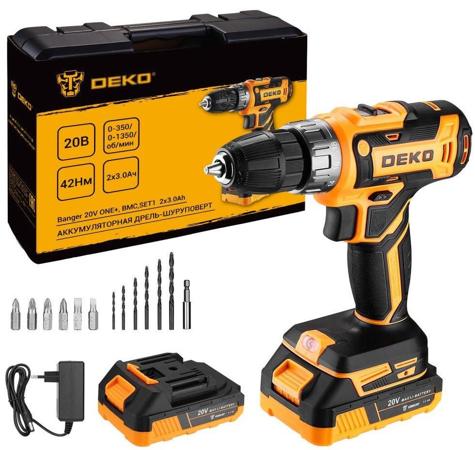 Deko Banger 20V ONE+ 083-1109 (с 2-мя АКБ, кейс)