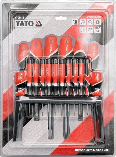 Набор отверток Yato YT-25982 (18 предмет)