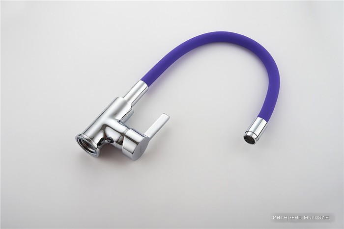 Смеситель Ledeme H98 L4898-8 (фиолетовый/хром)