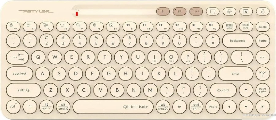 Клавиатура A4Tech Fstyler FBK36C AS (бежевый)
