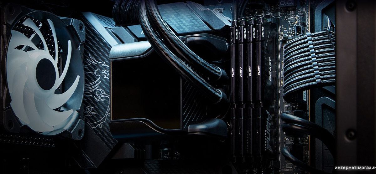 Оперативная память Kingston FURY Beast 2x16ГБ DDR5 6000 МГц KF560C36BBE2K2-32