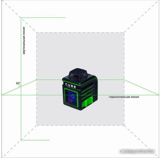 Лазерный нивелир ADA Instruments Cube 360 Green Basic Edition А00672
