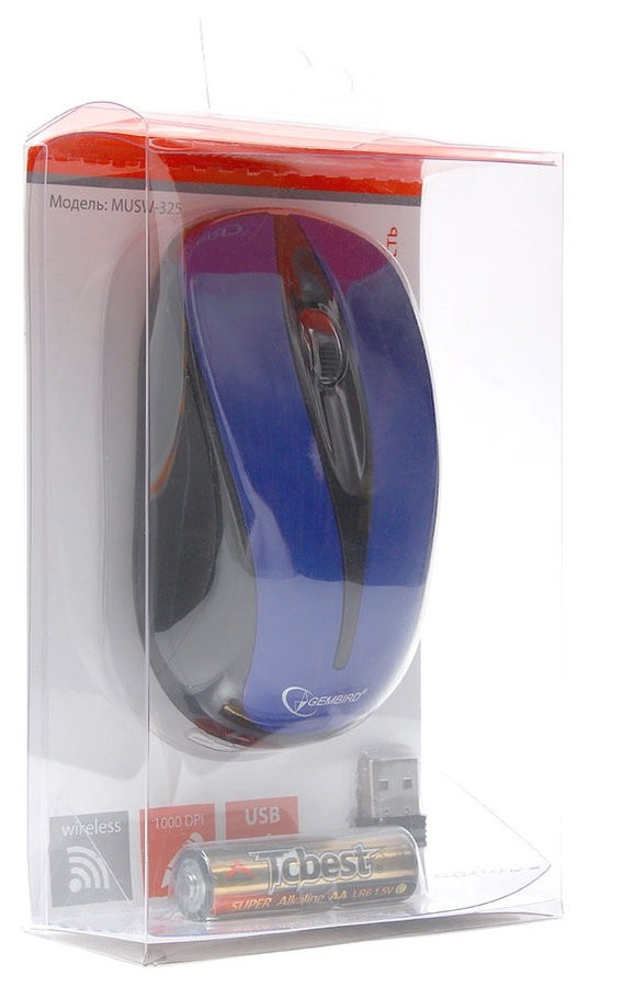 Мышь Gembird MUSW-325-O