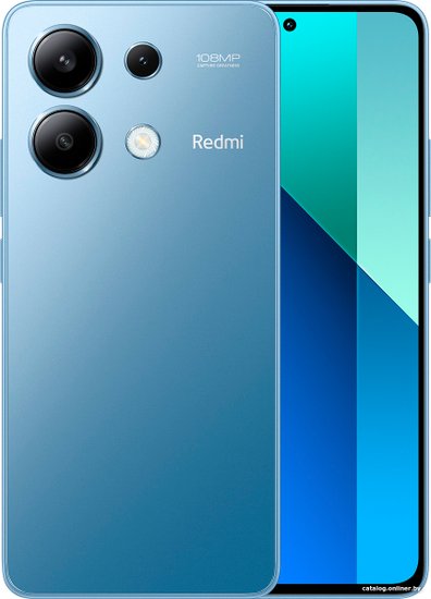 Смартфон Xiaomi Redmi Note 13 6GB/128GB с NFC международная версия (ледяной синий)