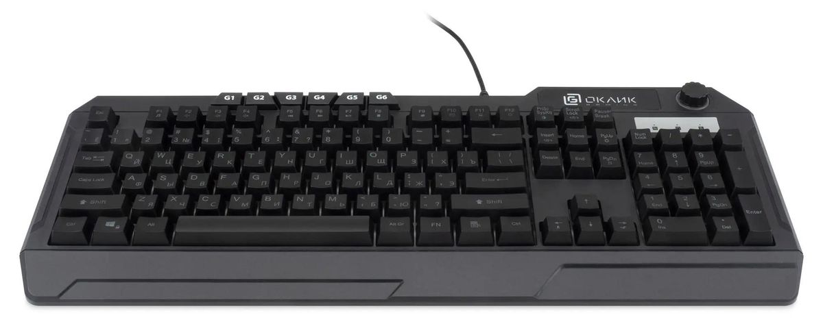 Клавиатура Oklick 715G (черный)