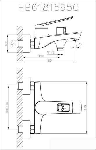 Смеситель Haiba HB60595 (хром)