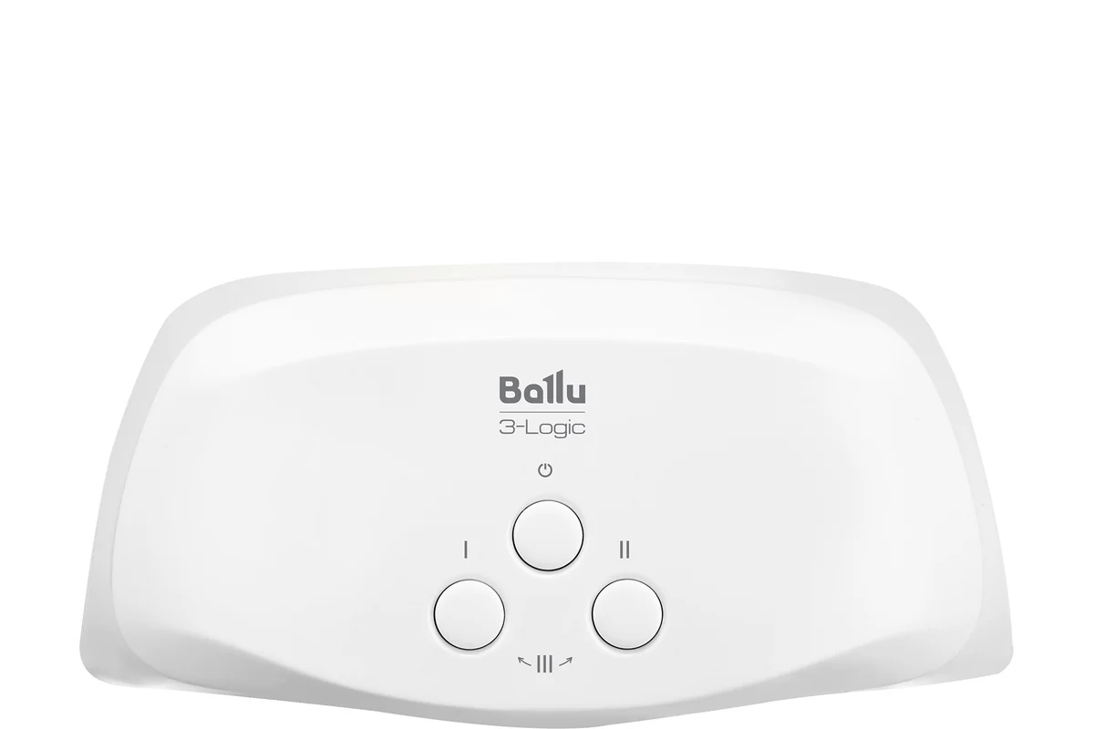 Проточный электрический водонагреватель кран+душ Ballu 3-Logic TS 6.5 кВт (кран+душ)