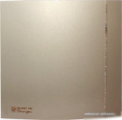 Вытяжной вентилятор Soler&Palau Silent-100 CZ Champagne Design Swarovski [5210622500]