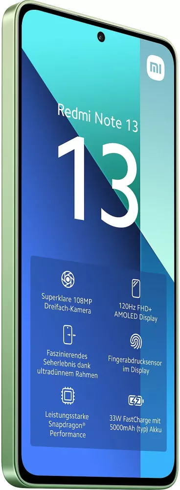 Смартфон Xiaomi Redmi Note 13 6GB/128GB с NFC международная версия (мятно-зеленый)