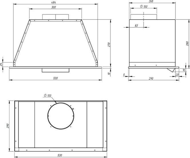 Кухонная вытяжка Akpo Neva 60 WK-10 (белый)