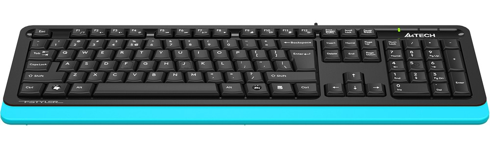Клавиатура A4Tech Fstyler FKS10 (черный/синий)