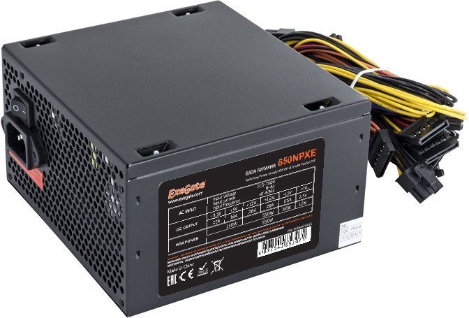 Блок питания ExeGate 650NPXE EX264476RUS