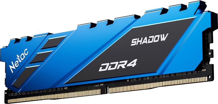 Оперативная память Netac Shadow 8ГБ DDR4 2666МГц NTSDD4P26SP-08B