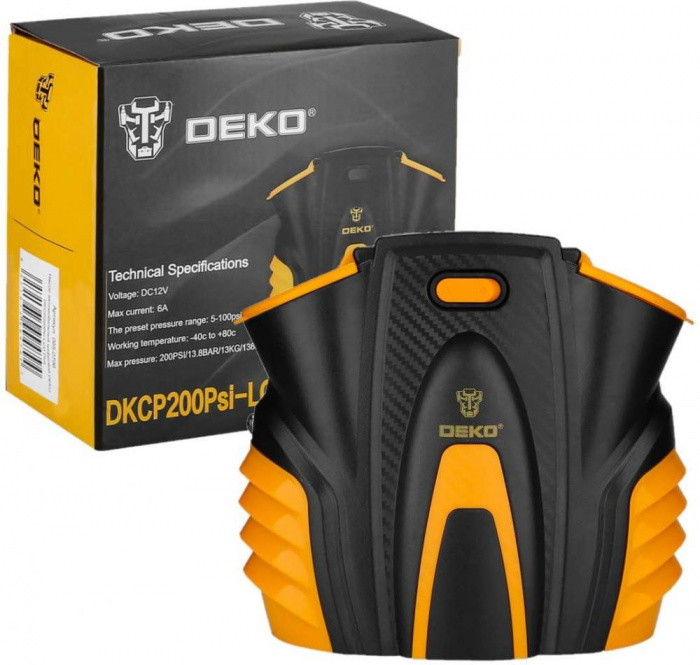 Автомобильный компрессор Deko DKCP200Psi-LCD Plus