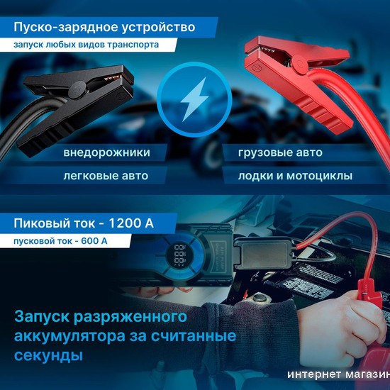Портативное пусковое устройство TrendVision Start Compressor