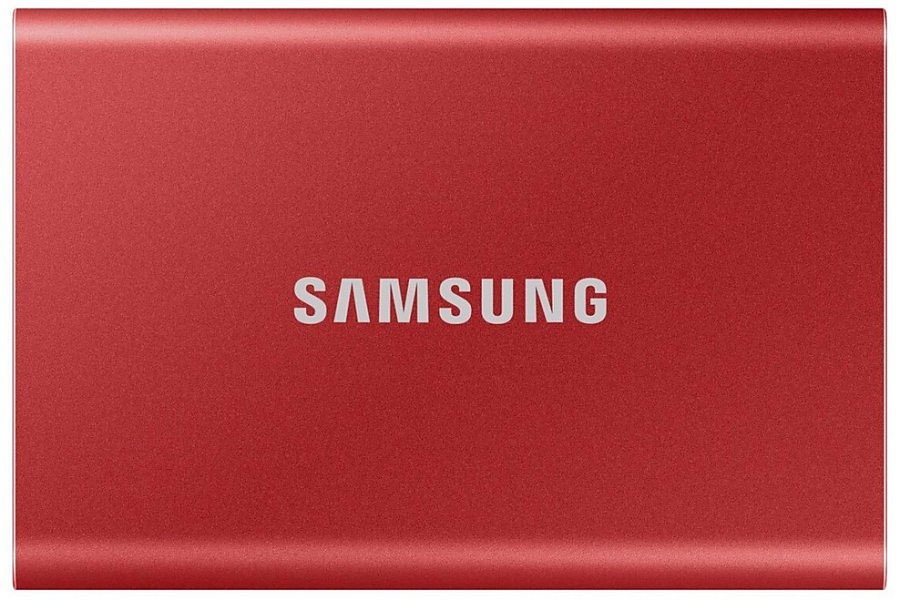 Внешний накопитель Samsung T7 2TB (красный)