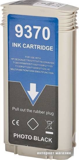 Картридж Sakura Printing SIC9370A (аналог HP 72 Photo Black)