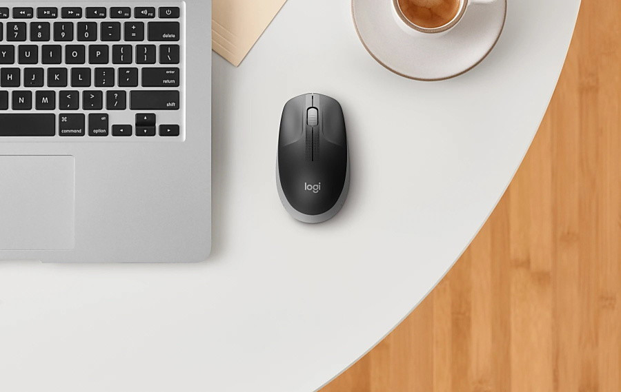 Мышь Logitech M190 (черный/темно-серый)