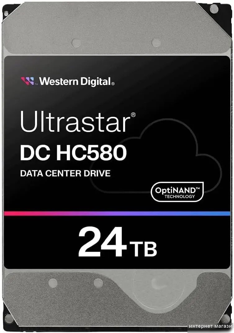 Жесткий диск WD Ultrastar DC HC580 24TB WUH722424ALE6L4