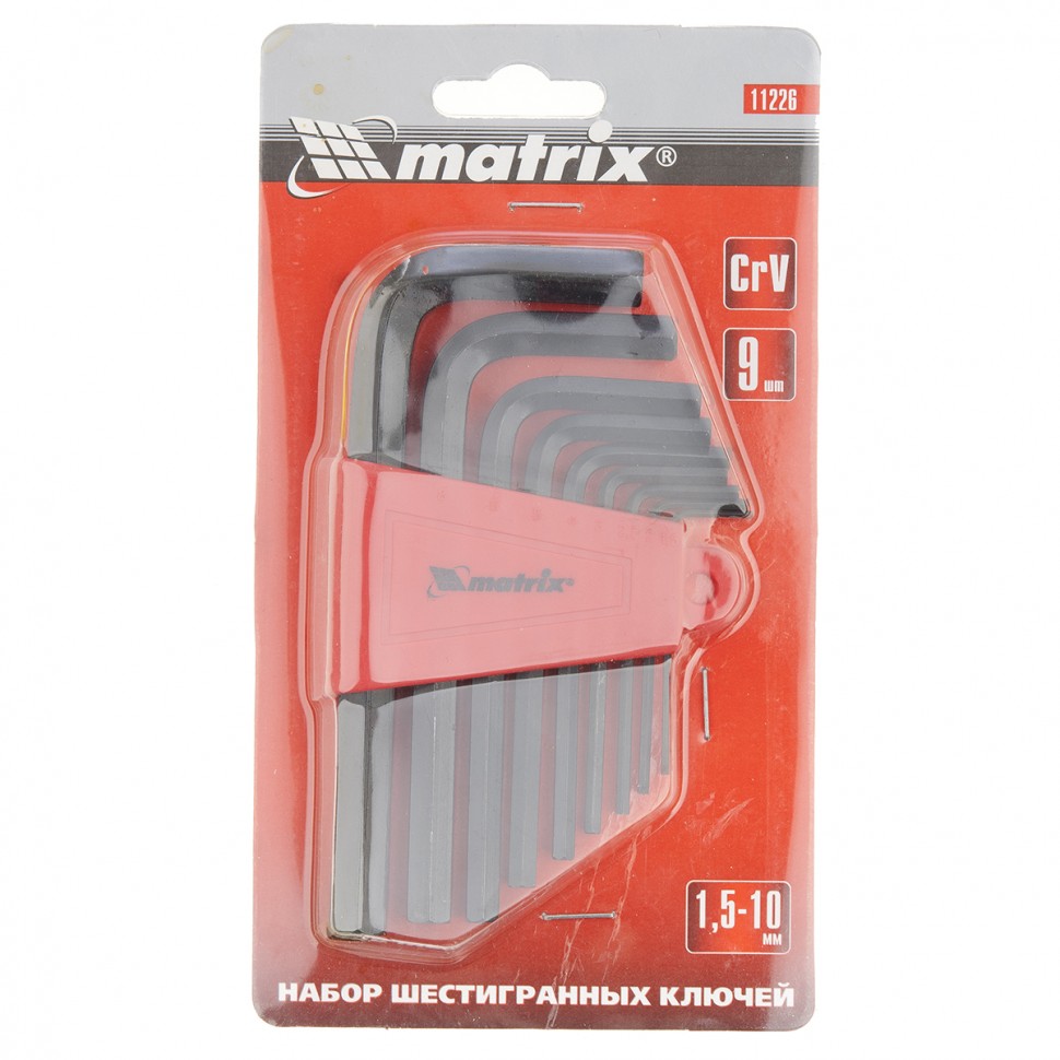 Набор ключей Matrix 11226 (9 предметов)