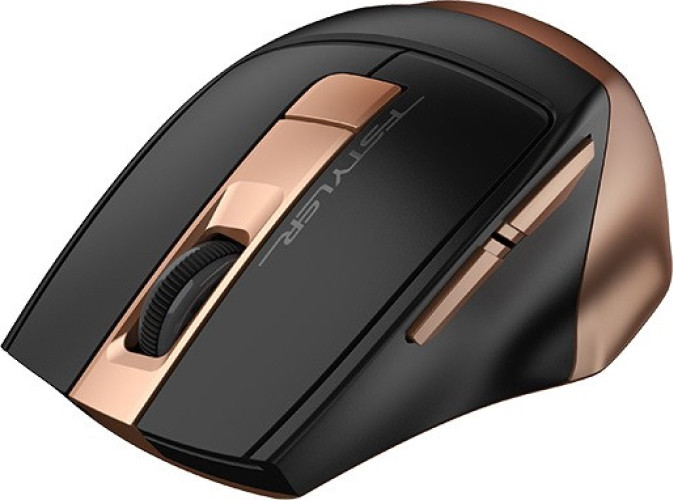 Мышь A4Tech Fstyler FG35 (черный/золотистый)