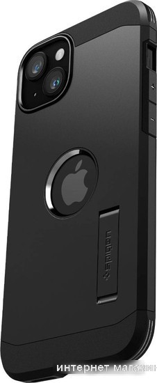 Чехол для телефона Spigen Tough Armor (MagFit) для iPhone 15 ACS06811 (черный)