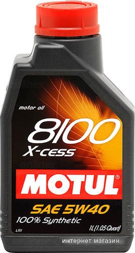 Моторное масло Motul 8100 X-cess 5W40 1л