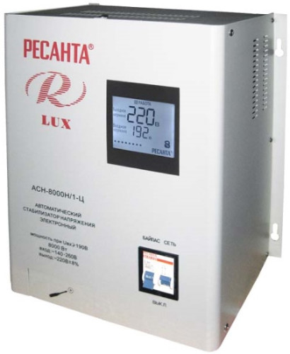 Стабилизатор напряжения Ресанта Lux АСН-8000Н/1-Ц