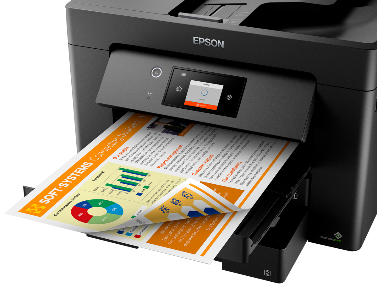 МФУ Epson WorkForce WF-7830DTWF