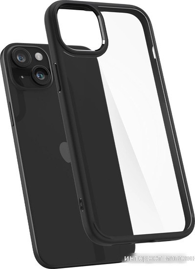 Чехол для телефона Spigen Ultra Hybrid для iPhone 15 ACS06799 (черный)