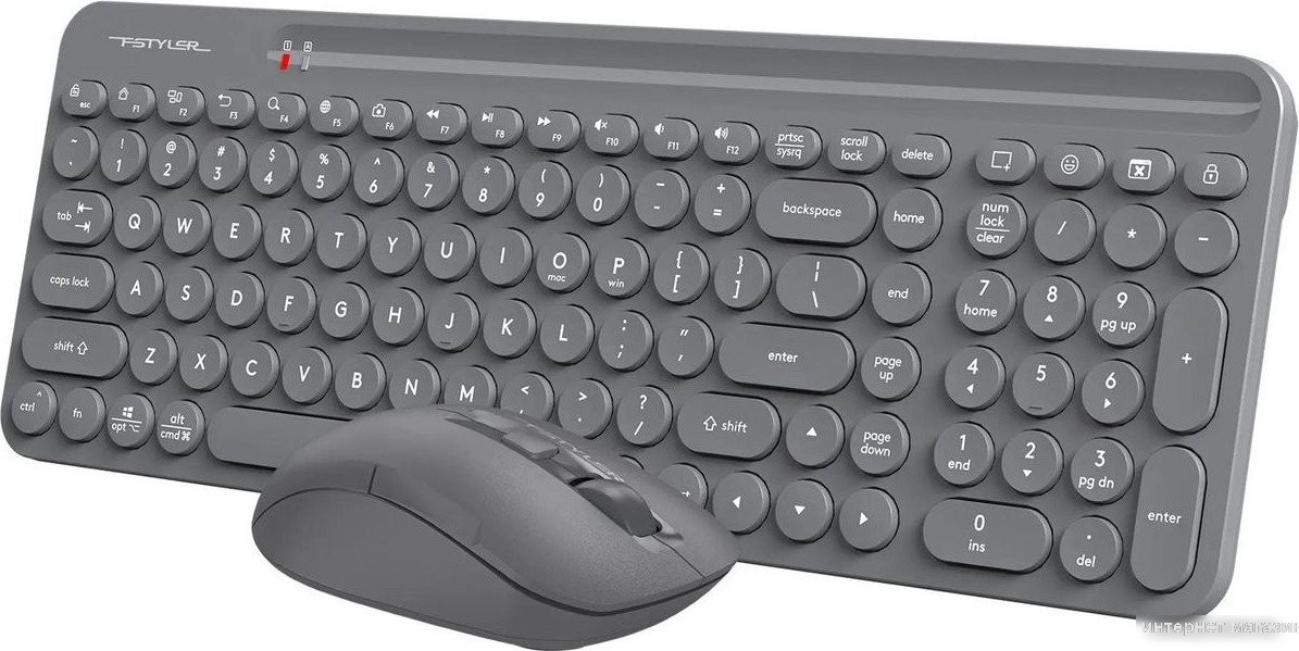 Офисный набор A4Tech Fstyler FG3300 Air2 (серый)