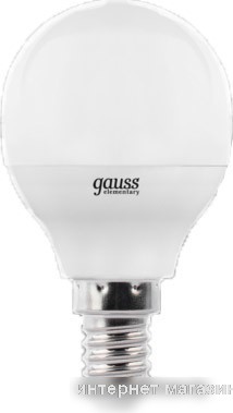 Светодиодная лампа Gauss Elementary E14 6Вт 4100К [53126]
