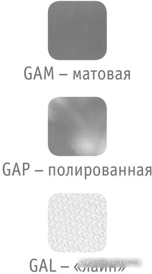 Кухонная мойка Ukinox Галант GAM465.488 --GT6K 0C- (с сифоном)