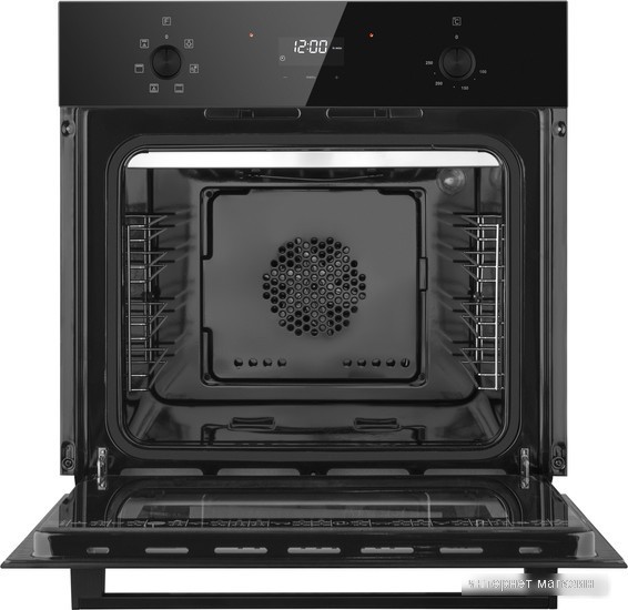 Электрический духовой шкаф Weissgauff EOV 676 SВ Black Edition
