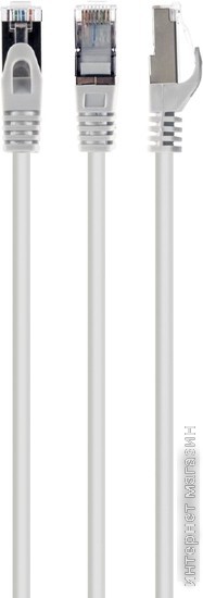 Кабель Cablexpert PP6A-LSZHCU-W-0.25M RJ45 - RJ45 (0.25 м, серый)