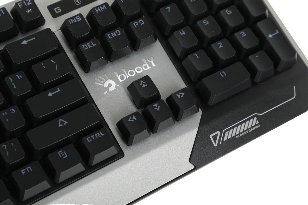 Клавиатура A4Tech Bloody B865R (черный/серый)