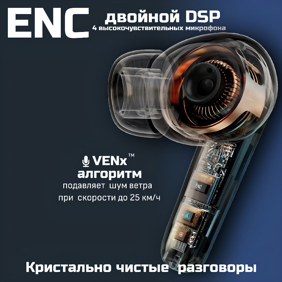Наушники Venso VT-709 ANC (черный)