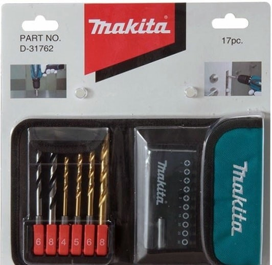 Набор оснастки Makita D-31762 (17 предметов)