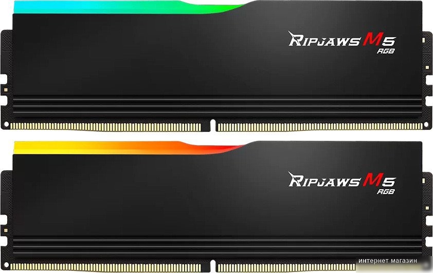 Оперативная память G.Skill Ripjaws M5 RGB 2x24ГБ DDR5 5200 МГц F5-5200J4040A24GX2-RM5RK