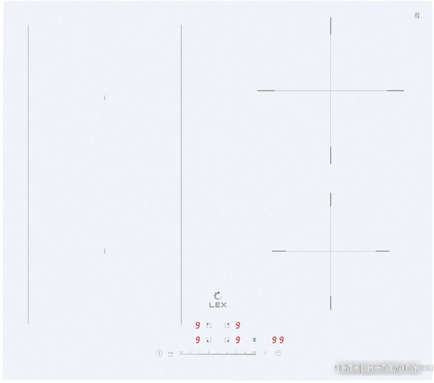 Варочная панель LEX EVI 641A WH