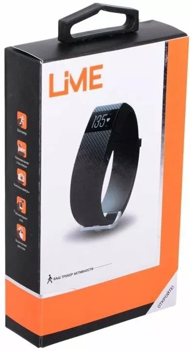 Фитнес-браслет Lime 102 (черный)