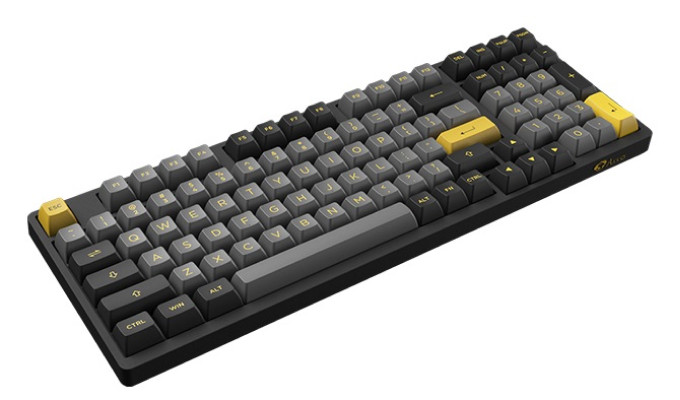 Клавиатура Akko 3098N Black & Gold (TTC Gold Pink)