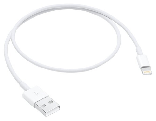 Кабель Apple Lightning to USB 0.5 м (белый) [ME291ZM/A]