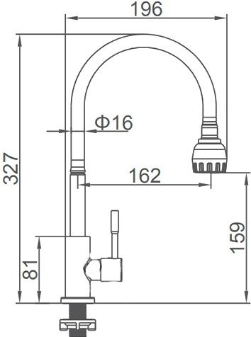 Смеситель Ledeme L74295
