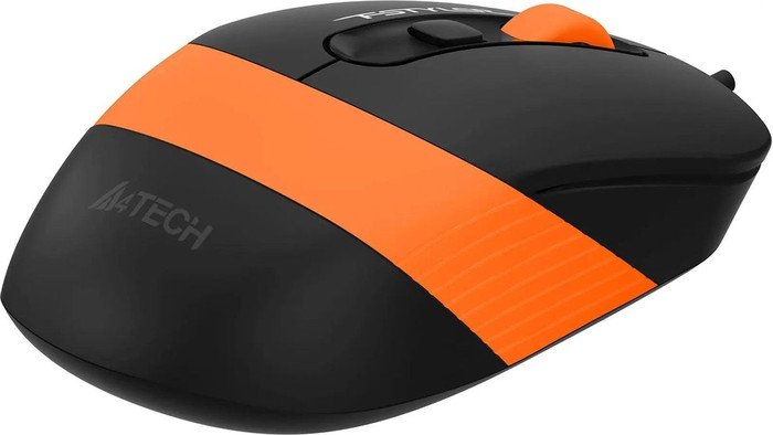Мышь A4Tech Fstyler FM10S (оранжевый/черный)