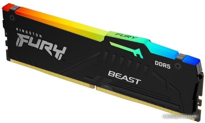 Оперативная память Kingston FURY Beast RGB 2x16ГБ DDR5 5600 МГц KF556C36BBEAK2-32