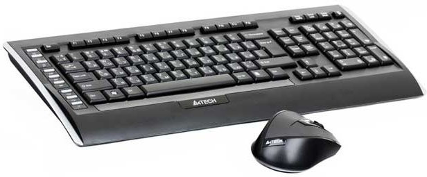 Мышь + клавиатура A4Tech 9300F