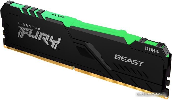 Оперативная память Kingston FURY Beast RGB 2x16ГБ DDR4 3600МГц KF436C18BB2AK2/32