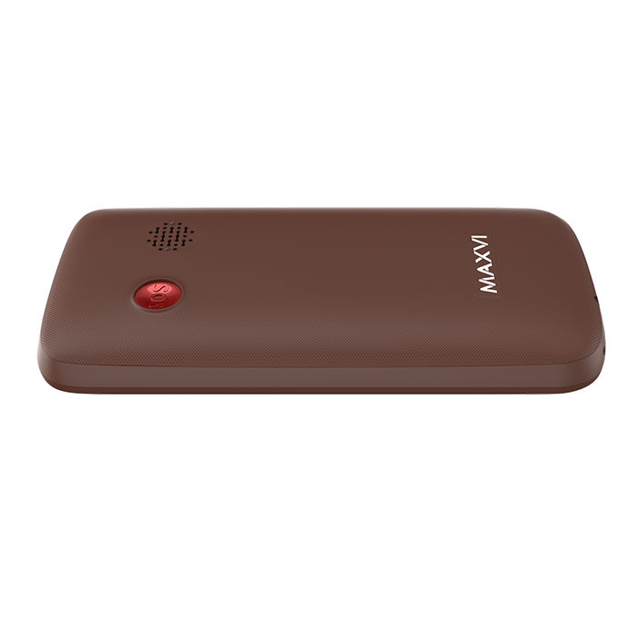 Кнопочный телефон Maxvi B100 (коричневый)